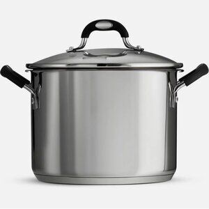 Lock-N-Drain Stainless Steel 6 Quart Covered Stock Pot ( NEW)